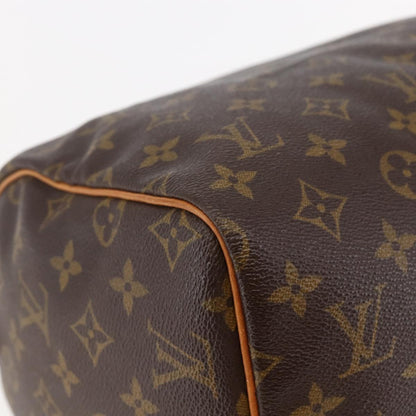 Louis Vuitton Speedy Handbag Monogram Canvas, BROWN, CANVAS, Handbag