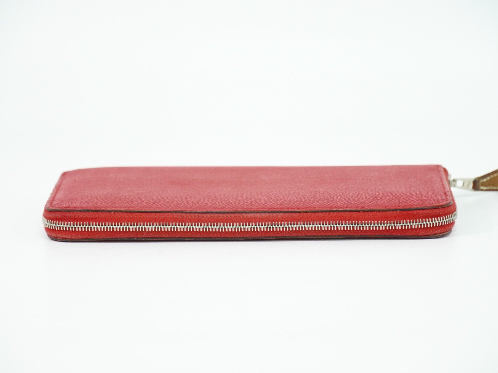 Hermes Azap Zip Around Silk'in Epsom, Pink, Leather, Wallet
