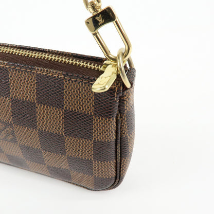 Louis Vuitton Pochette Accessoires Limited Edition Damier, Brown, Canvas, Clutch