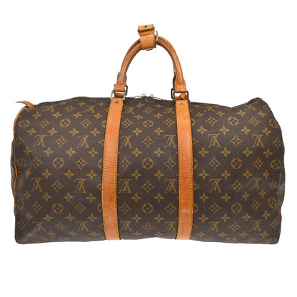 Louis Vuitton Keepall Monogram Canvas, Brown, Canvas, Travel Bag