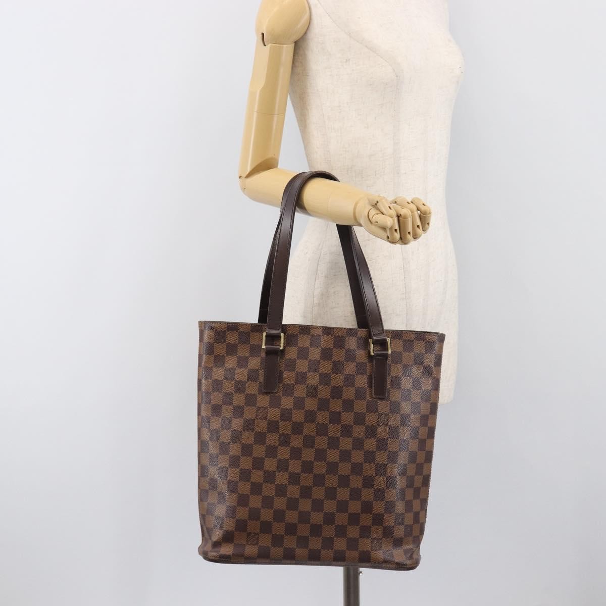 Louis Vuitton Vavin Damier, Brown, Canvas, Tote Bag