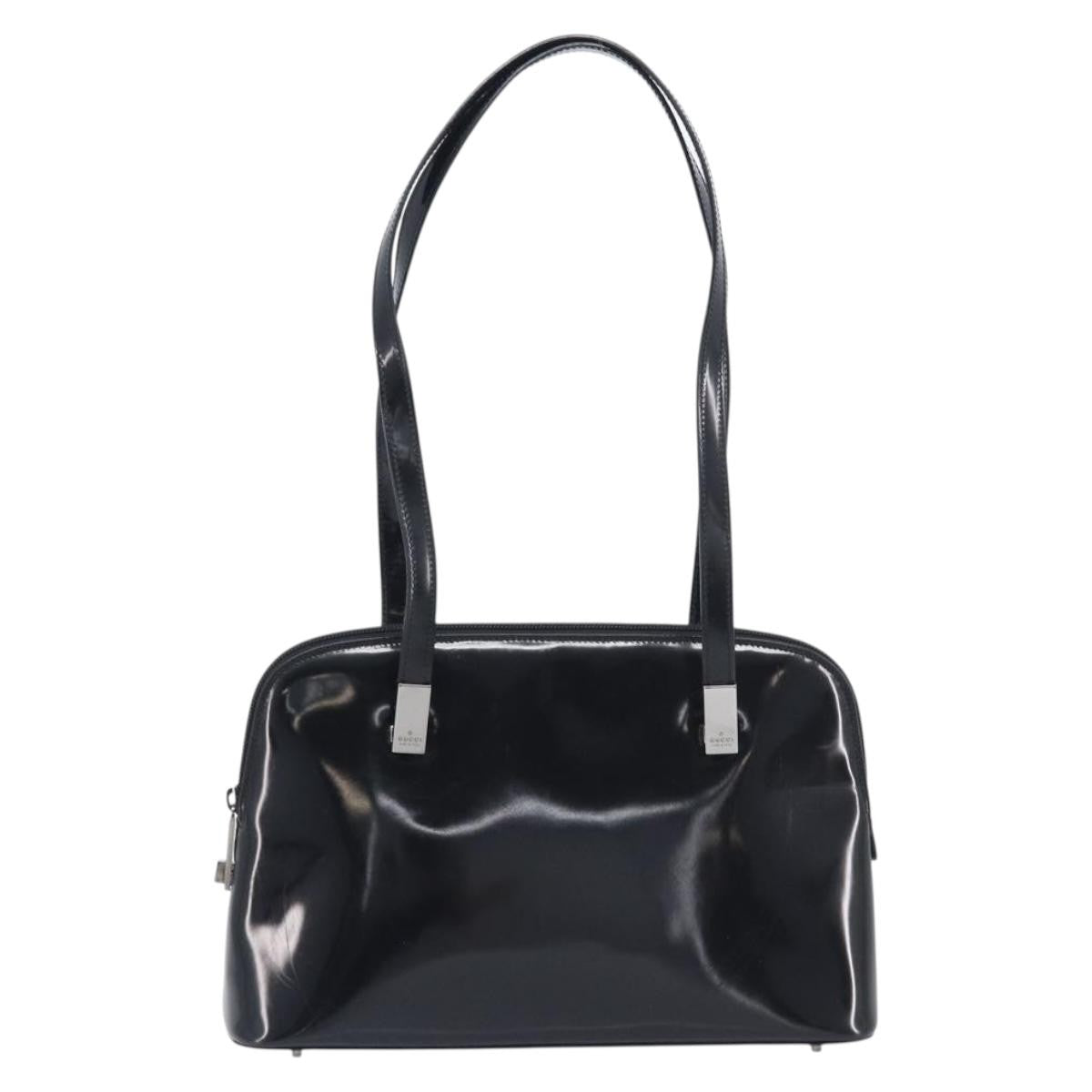 Gucci Shoulder Patent leather, Black, Patent Leather, Shoulder Bag