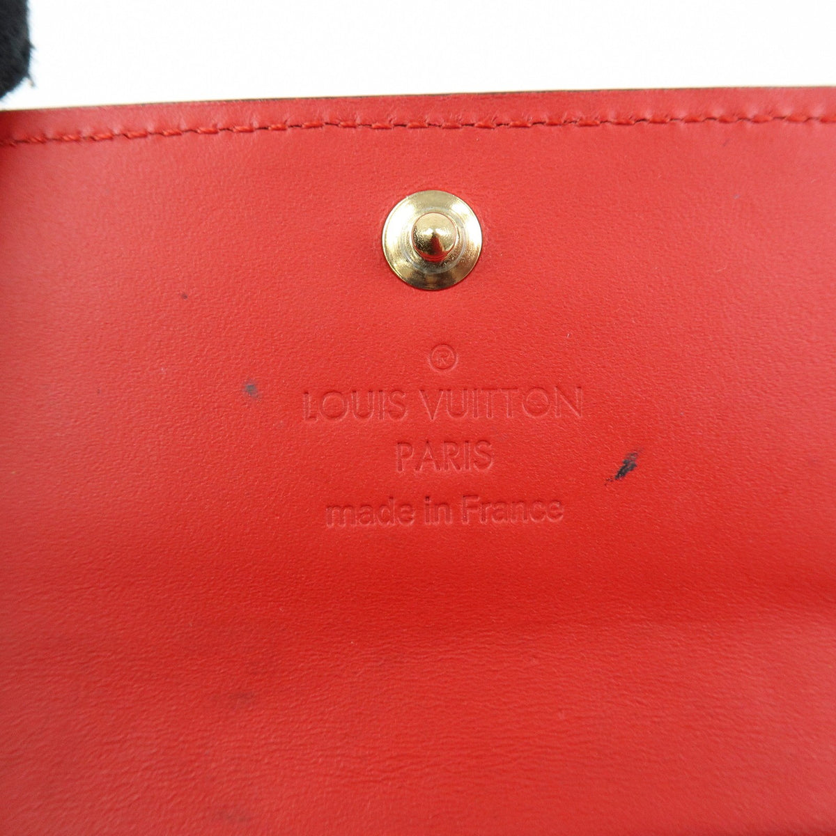 Louis Vuitton Multiclés 4 Cuir verni, Red, Patent Leather, Wallet