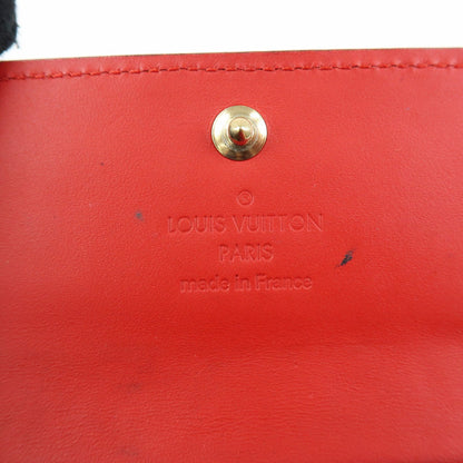 Louis Vuitton Multiclés 4 Cuir verni, Red, Patent Leather, Wallet