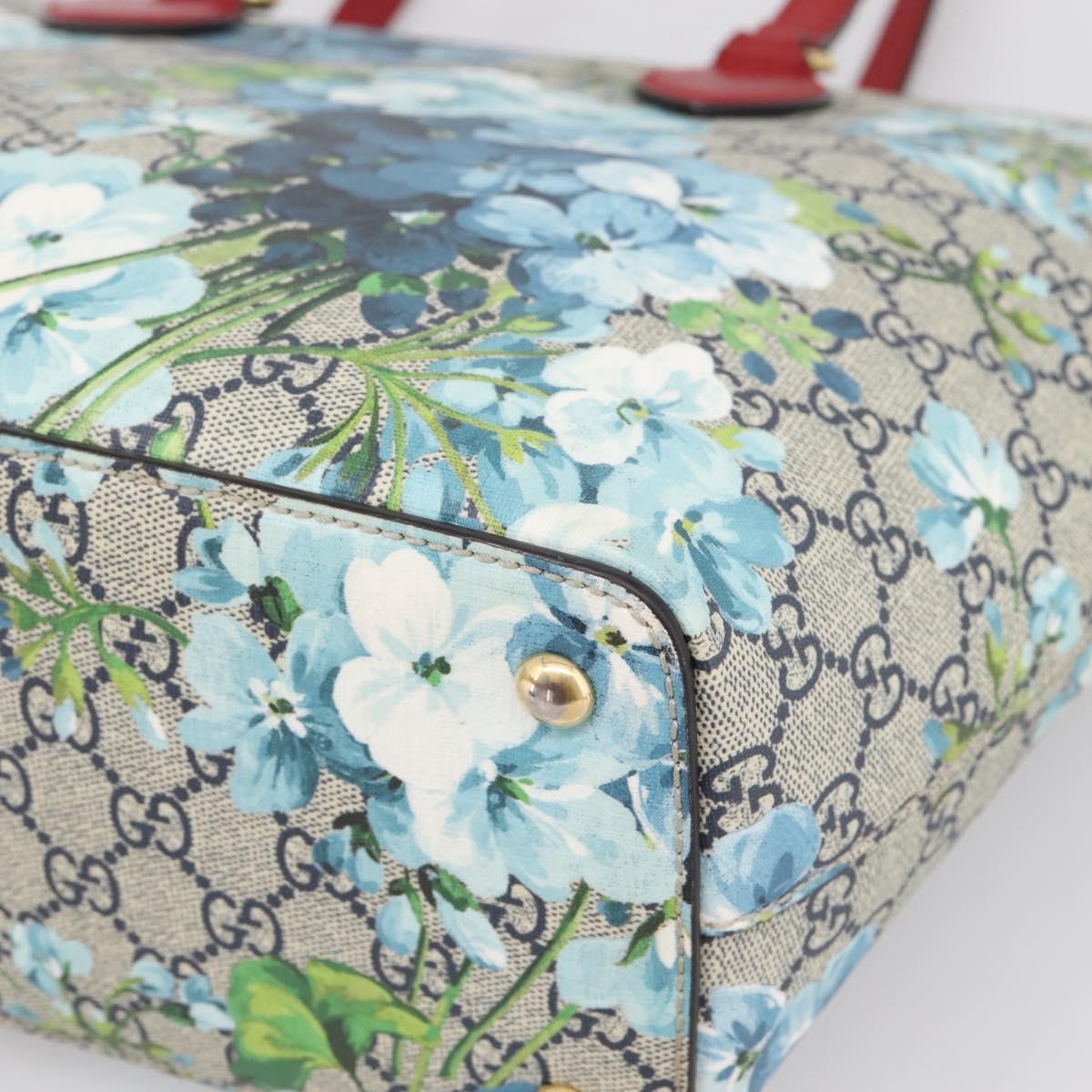 Gucci Linea A Convertible Blooms Print GG Coated Canvas, Multicolour, Canvas, Tote Bag