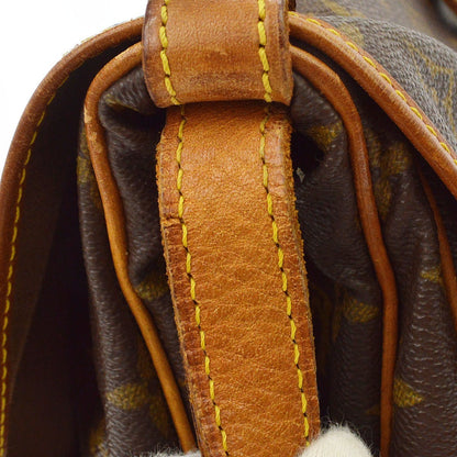 Louis Vuitton Saumur Monogram Canvas, Brown, Canvas, Shoulder Bag
