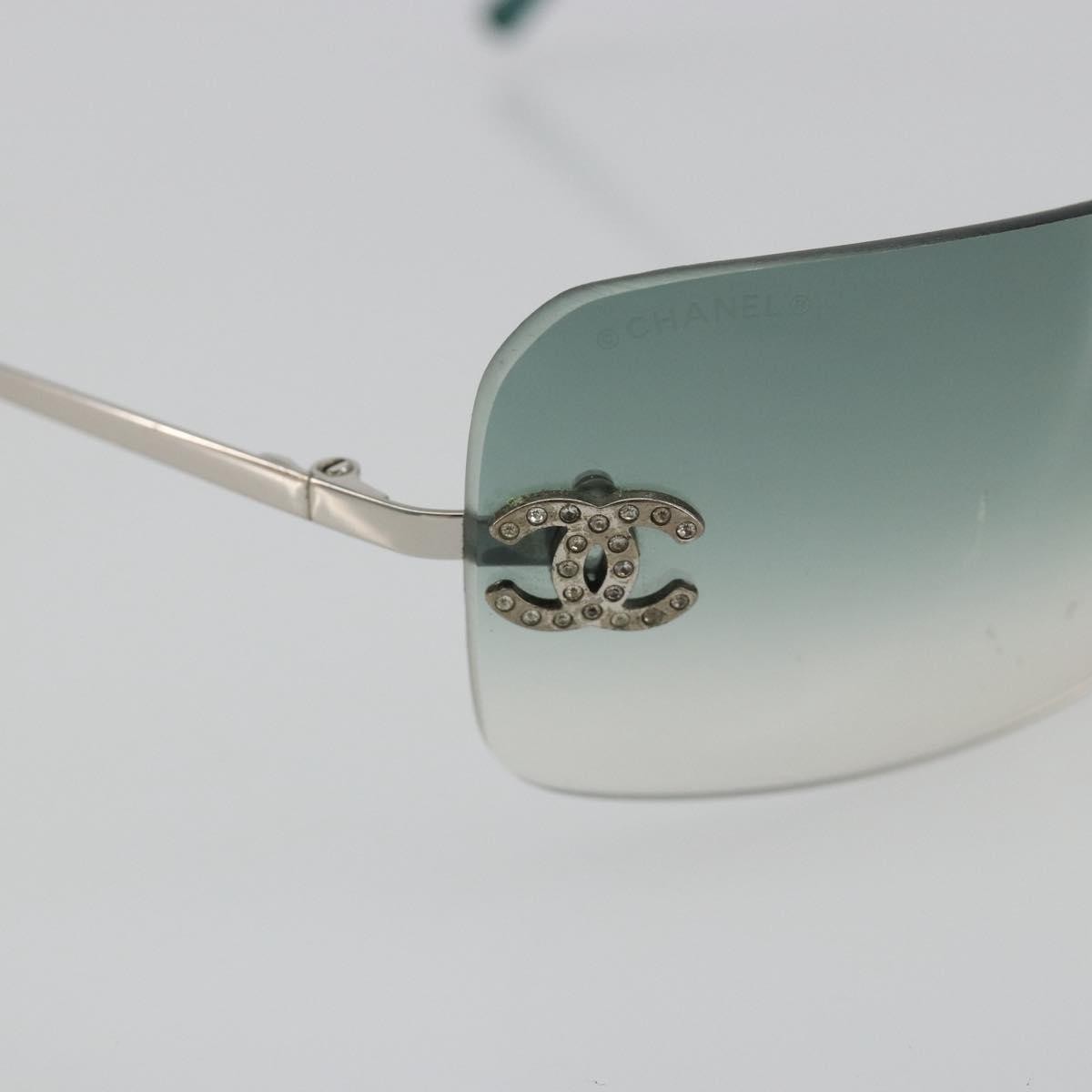 Chanel Logo CC Metal, Green, Metal, Sunglasses