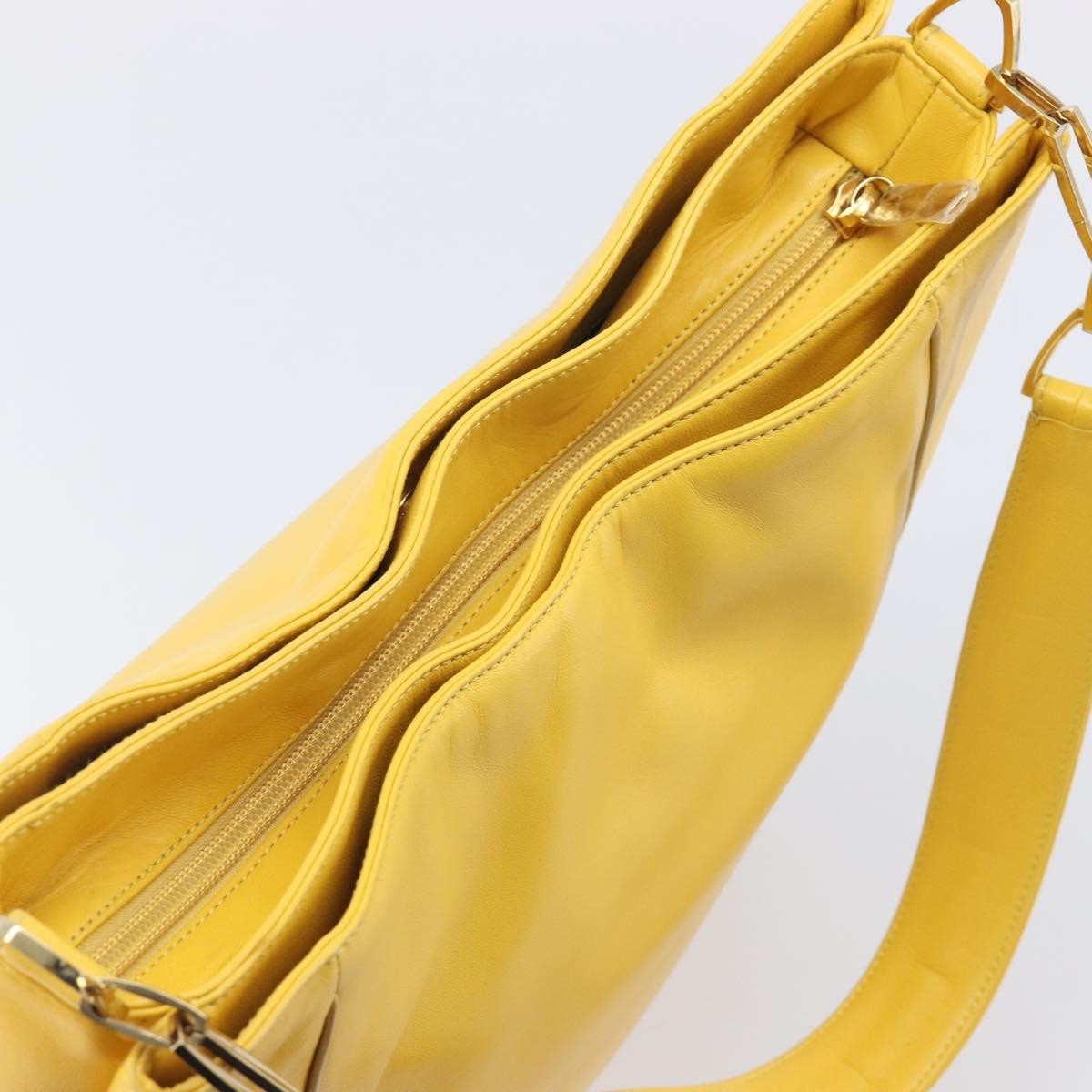 Loewe Shoulder bag Leather, Yellow, Leather, Shoulder Bag