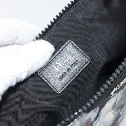 Christian Dior Homme Zip Printed Nylon, Multicolour, Nylon, Clutch