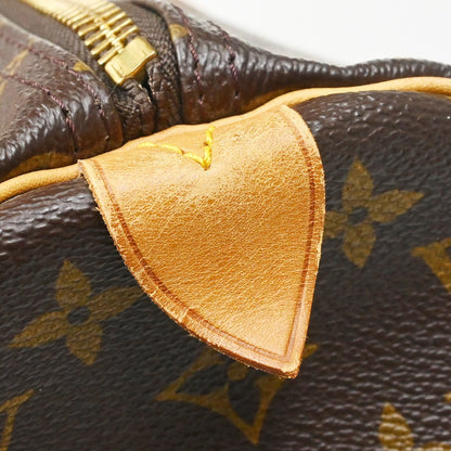 Louis Vuitton Keepall Monogram, Brown, Canvas, Travel Bag