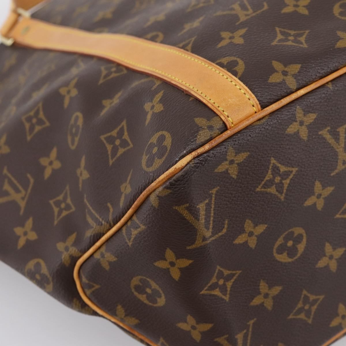 Louis Vuitton Shopping Sac Monogram Canvas, Brown, Canvas, Handbag