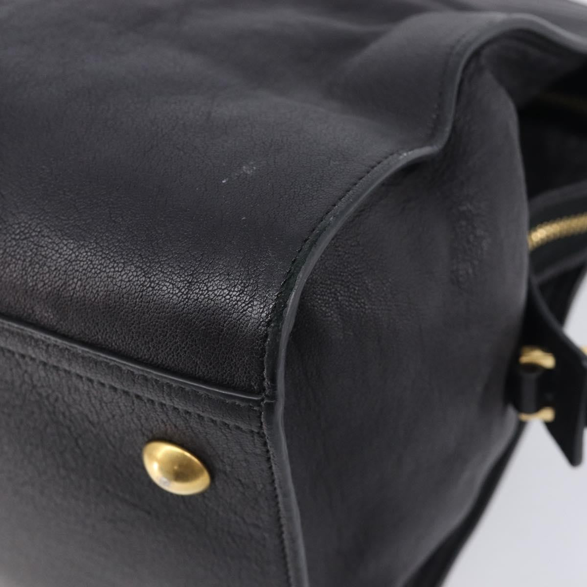 Saint Laurent Classic Y Cabas Leather, Black, Leather, Tote Bag