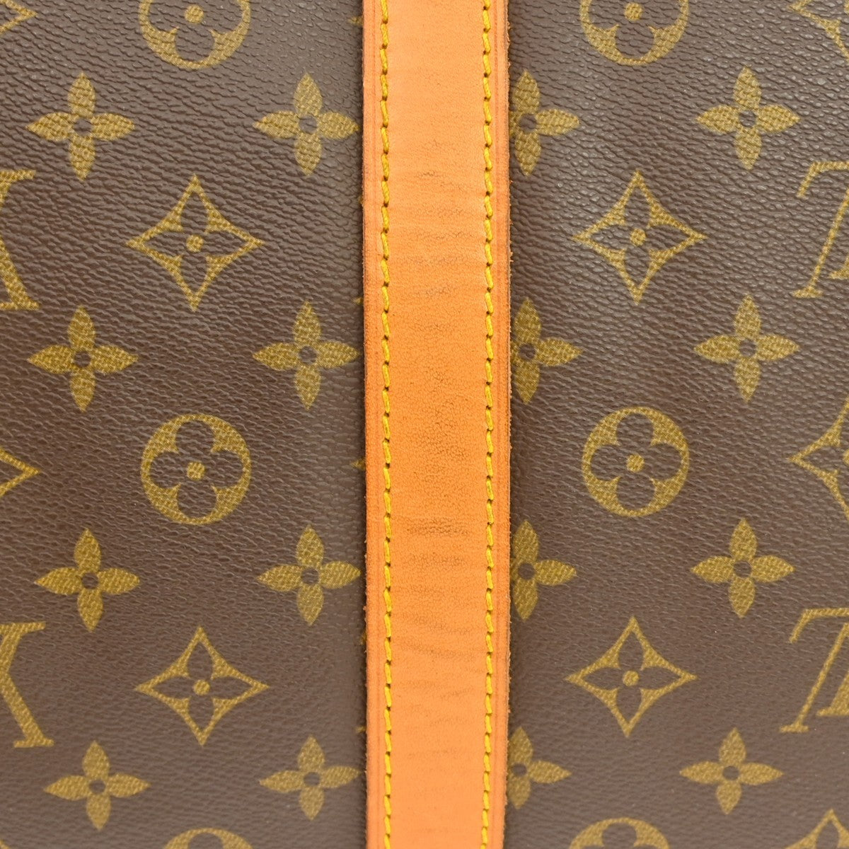 Louis Vuitton Keepall Bandoulière Monogram, Brown, Canvas, Travel Bag
