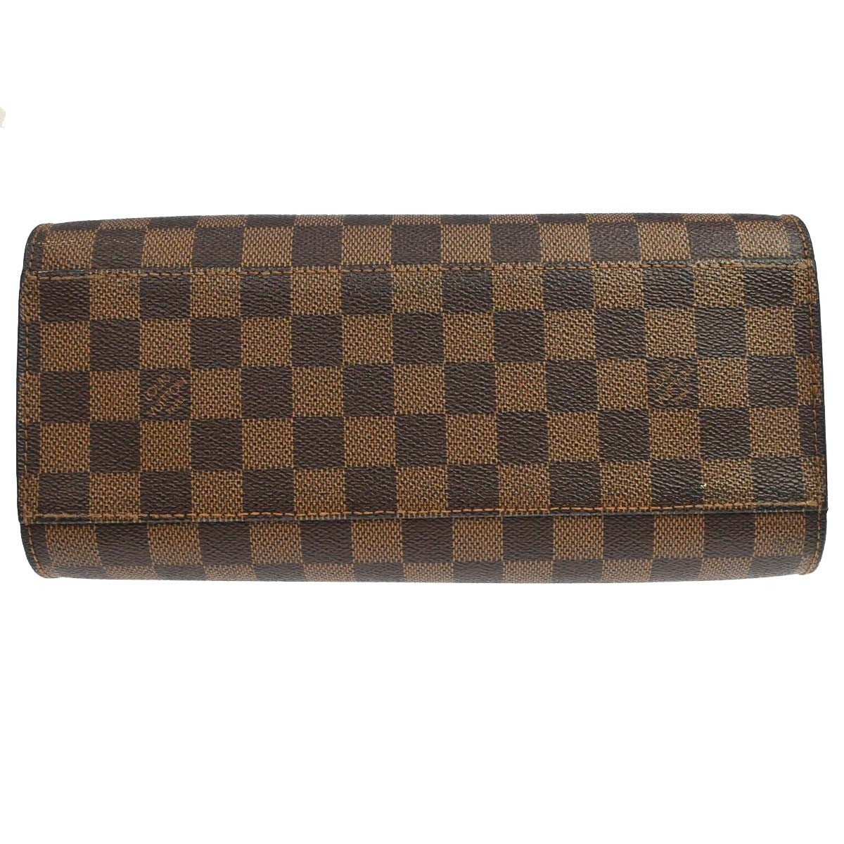 Louis Vuitton Triana Damier Ebene, Brown, Canvas, Handbag