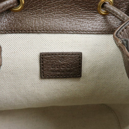 Gucci Ophidia Flap GG Coated Canvas with Leather, Beige, Canvas, Shoulder Bag