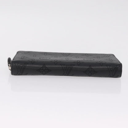 Louis Vuitton Zippy Mahina Leather, Black, Leather, Wallet