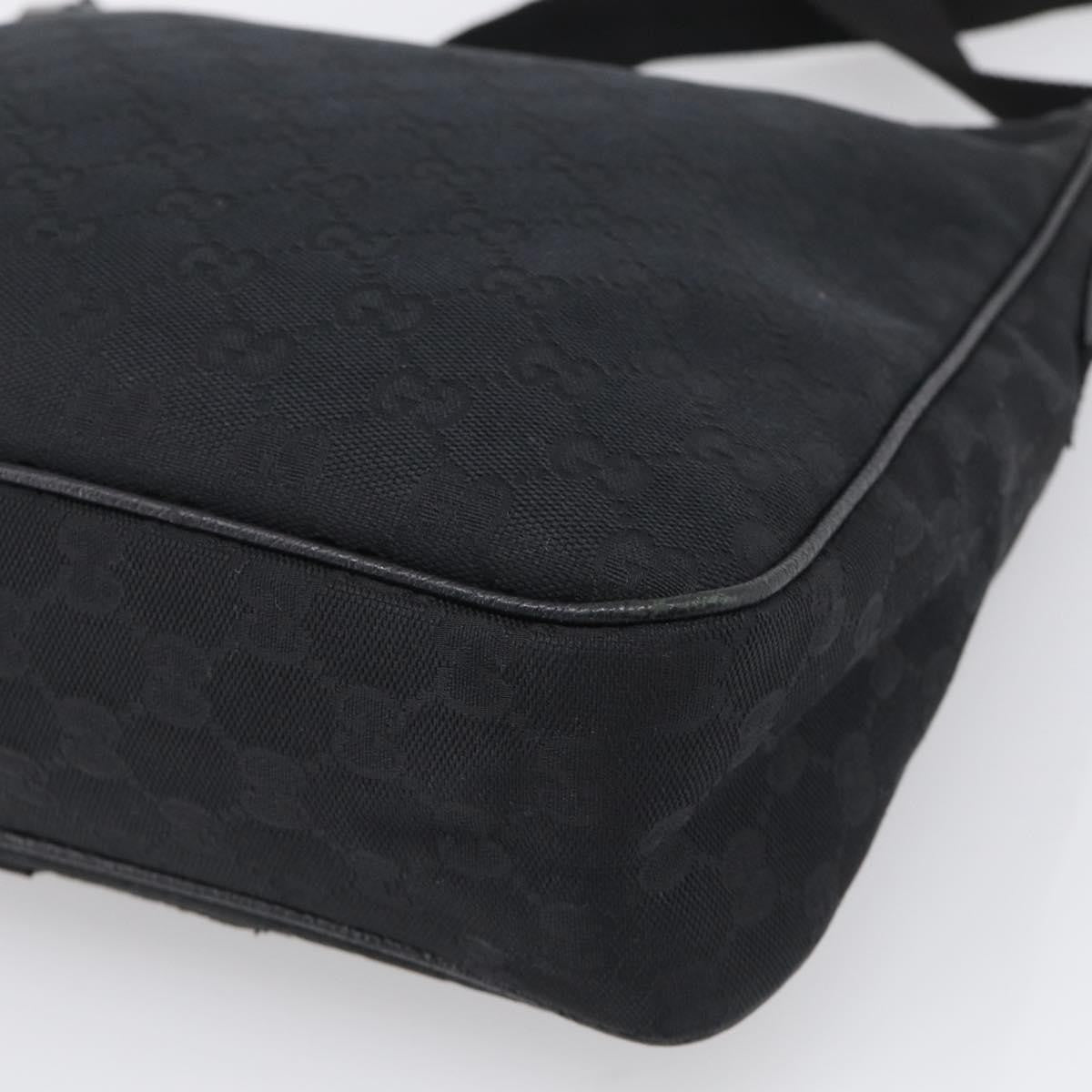 Gucci Shoulder Canvas, Black, Canvas, Shoulder Bag