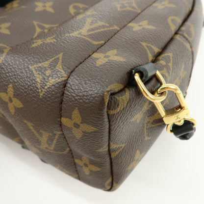 Louis Vuitton Palm Springs Monogram Canvas, Brown, Canvas, Backpack