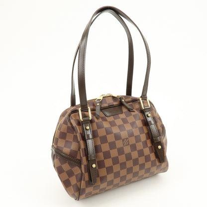 Louis Vuitton Rivington Satchel Damier, Brown, Canvas, Handbag