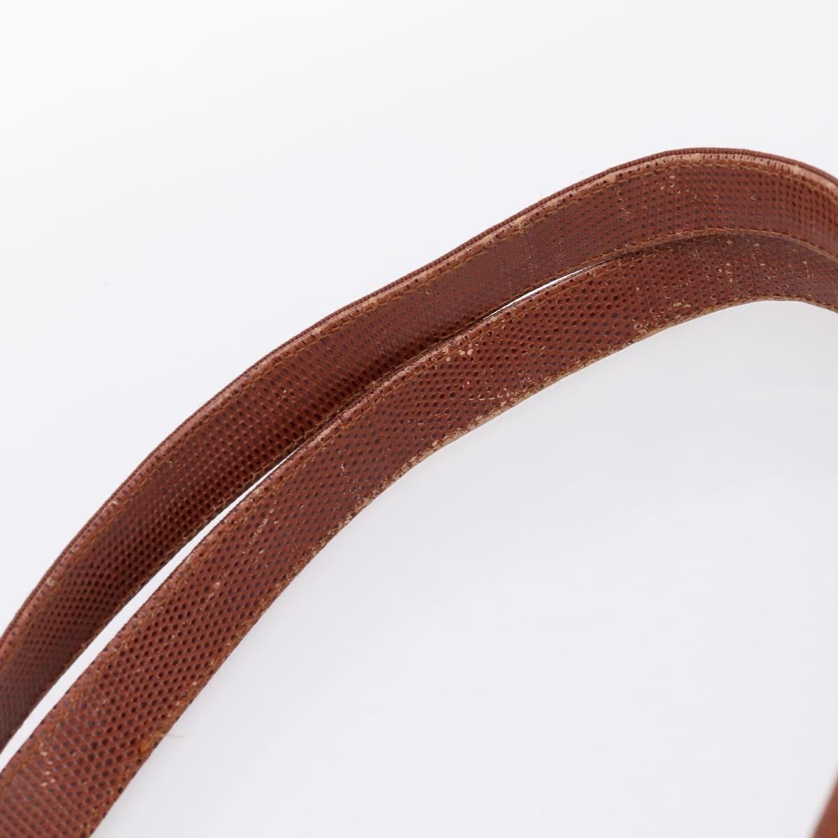 Salvatore Ferragamo Vala tote Embossed Leather, Brown, Leather, Tote Bag