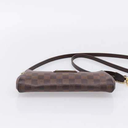 Louis Vuitton Eva Damier, Brown, Canvas, Handbag