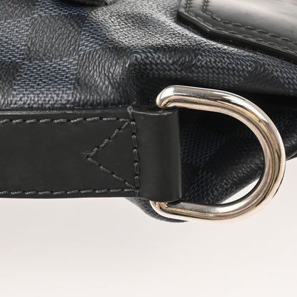 Louis Vuitton Greenwich Messenger Damier Cobalt, Black, Canvas, Shoulder Bag