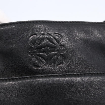 Loewe Anagram Leather, Black, Leather, Shoulder Bag