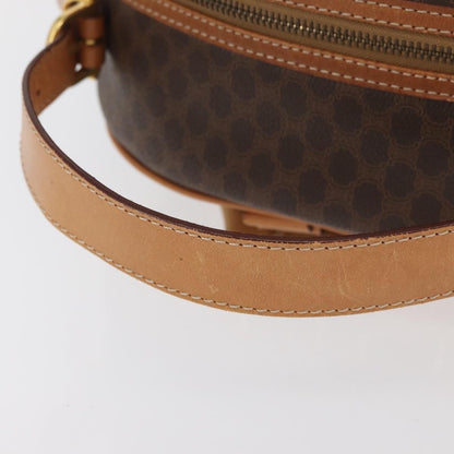 Celine Backpack Leather, Brown, Canvas, Backpack