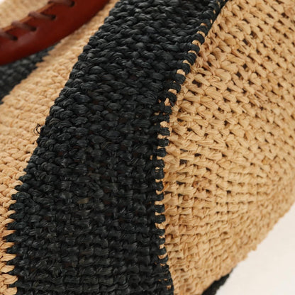 Balenciaga Vintage handbag Leather, "BEIGE,BLACK", LEATHER,WOOD, Handbag