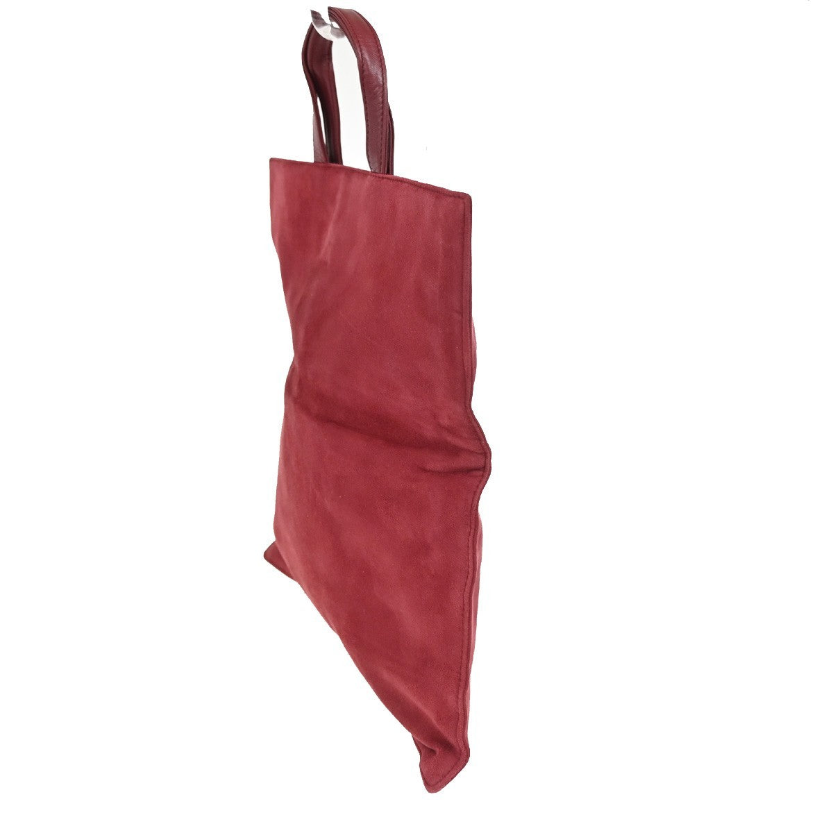 Loewe Anagram Tote Suede, Red, Suede, Tote Bag