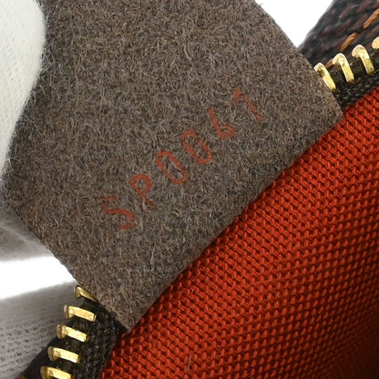 Louis Vuitton Trousse Make Up Damier Canvas, Brown, Canvas, Clutch