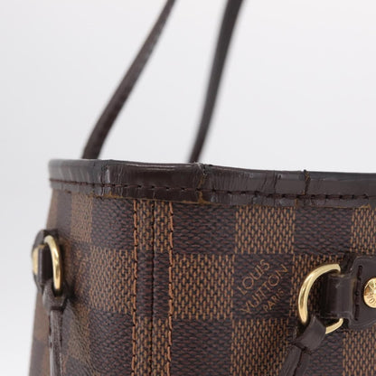 Louis Vuitton Neverfull Damier, Brown, Canvas, Tote Bag