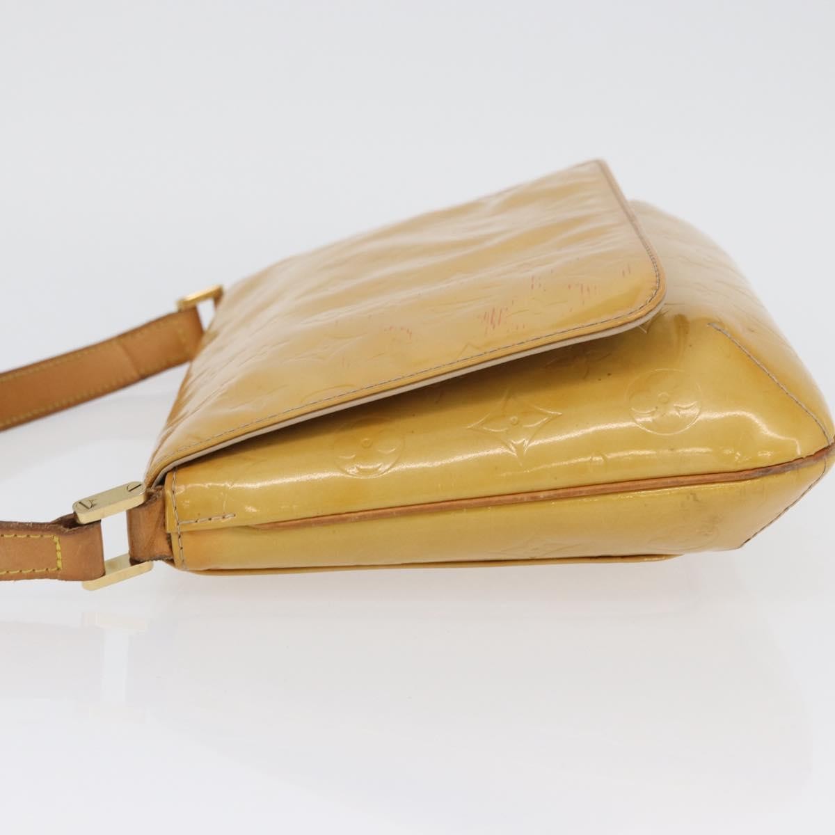 Louis Vuitton Thompson Street Monogram Vernis, Beige, Patent Leather, Shoulder Bag