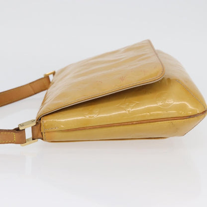 Louis Vuitton Thompson Street Monogram Vernis, Beige, Patent Leather, Shoulder Bag