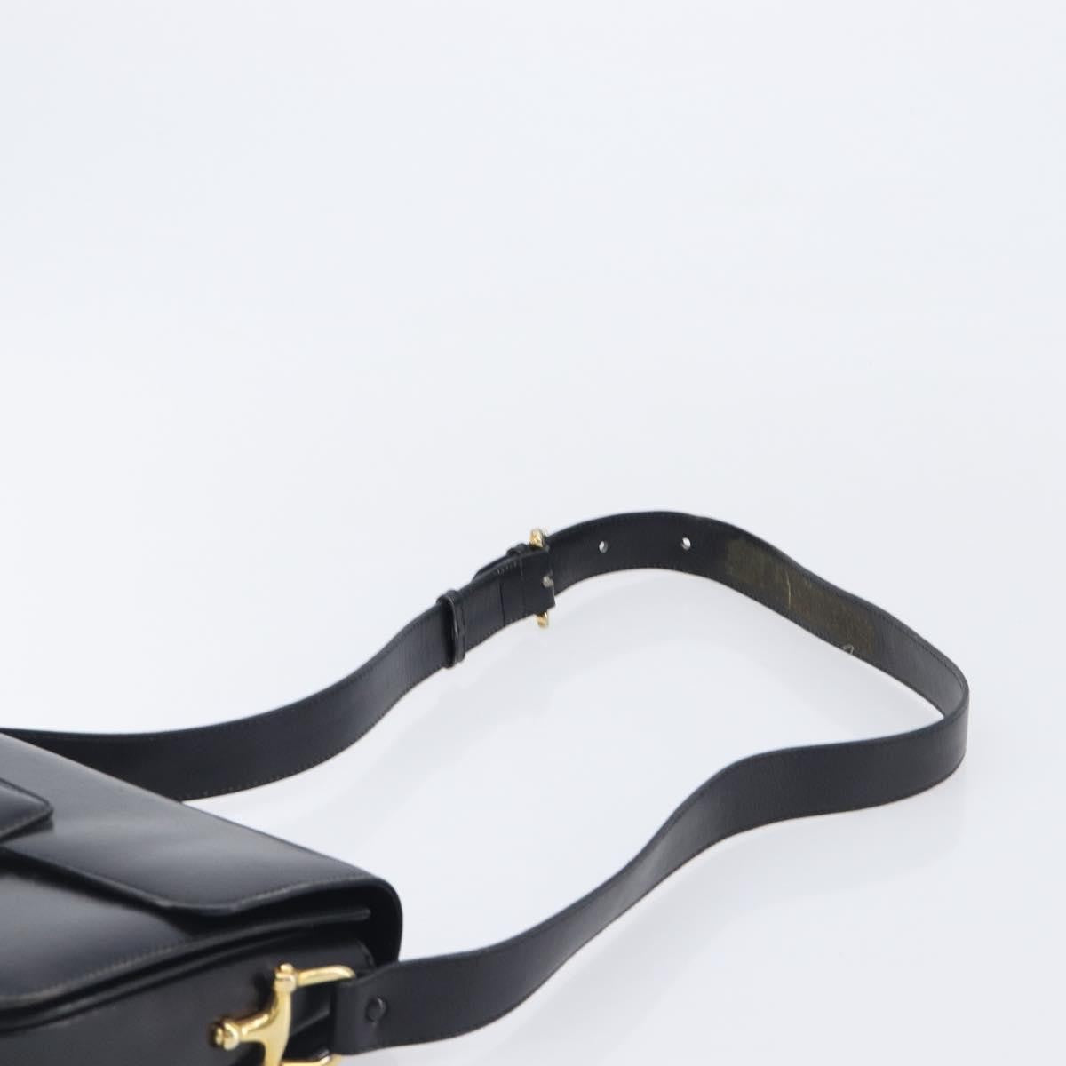 Celine Horse Carriage Leather, Black, Leather, Shoulder Bag