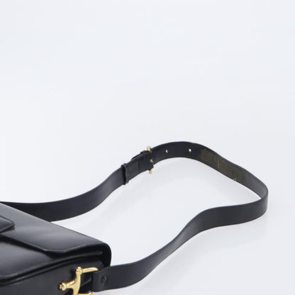 Celine Horse Carriage Leather, Black, Leather, Shoulder Bag