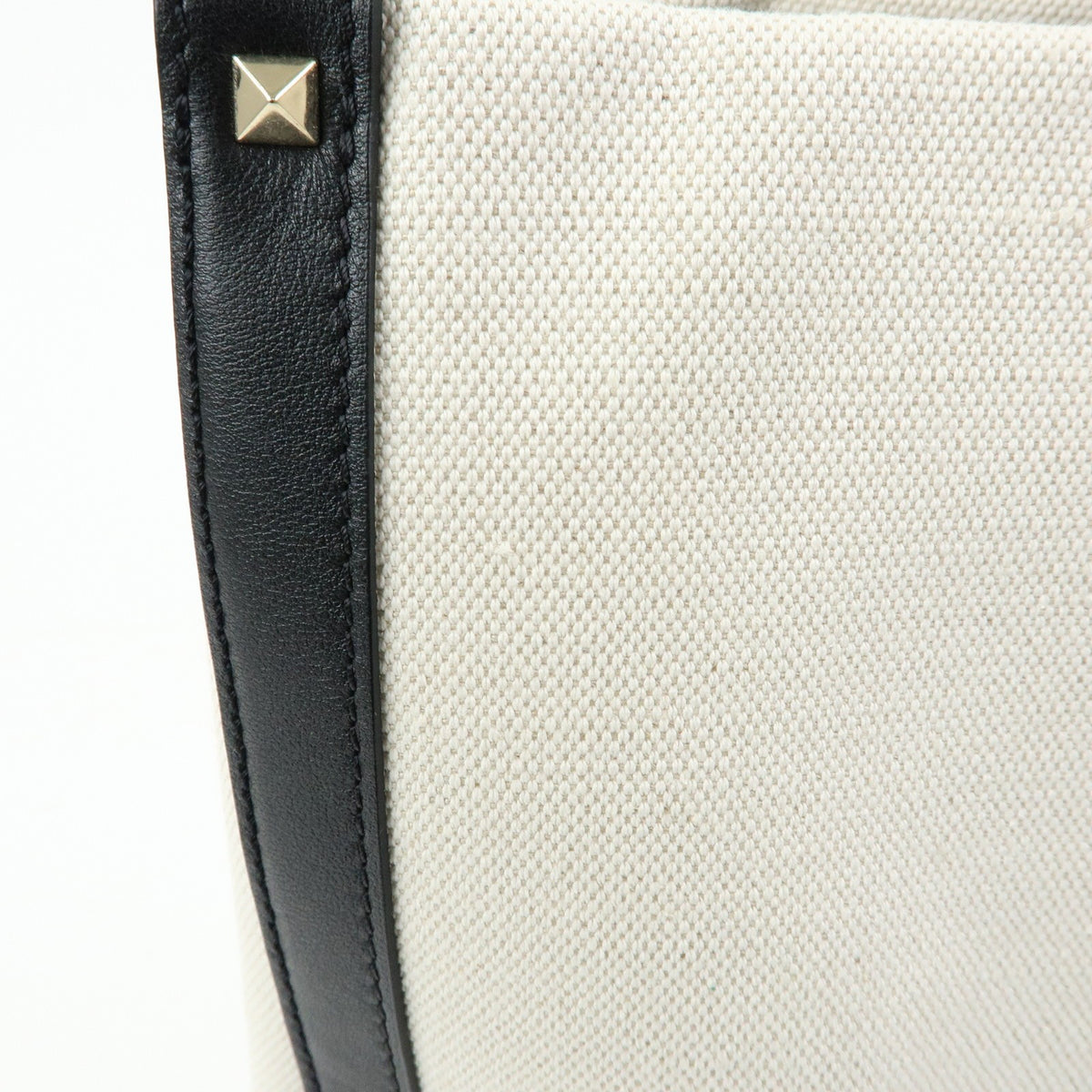 Valentino Garavani Grande Plage VLTN Canvas, Beige, Canvas, Tote Bag