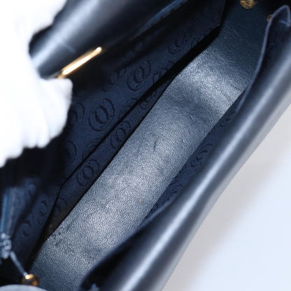 Cartier Sapphire Line Leather, Black, Leather, Shoulder Bag