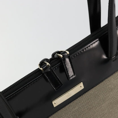 Gucci Open Tote GG Canvas and Leather, Beige, Canvas, Handbag