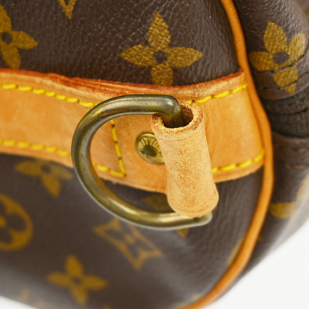Louis Vuitton Keepall Bandoulière Monogram, Brown, Canvas, Travel Bag