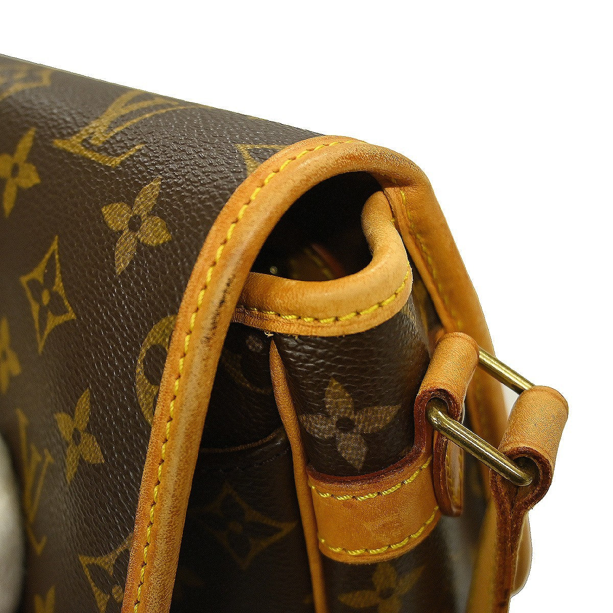 Louis Vuitton Sologne Monogram Canvas, Brown, Canvas, Shoulder Bag