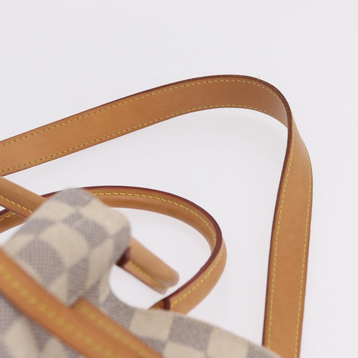 Louis Vuitton Girolata Damier, White, Canvas, Handbag