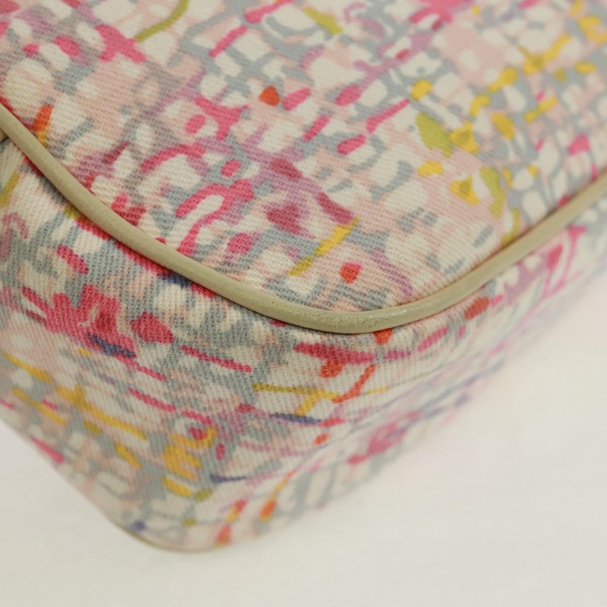 Chanel Vintage Clover Camera Printed Canvas, Multicolour, Canvas, Shoulder Bag