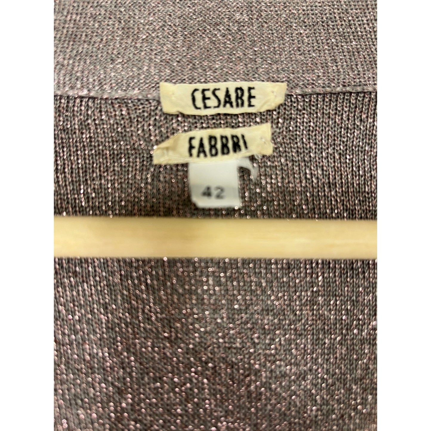 Cesare Fabbri Cardigan & Top Set 42 IT Multicolor