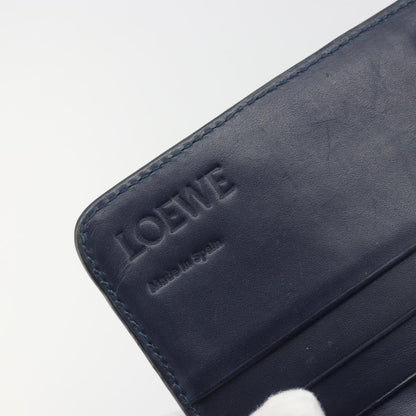 Loewe Anagram Leather, Navy, Leather, Wallet