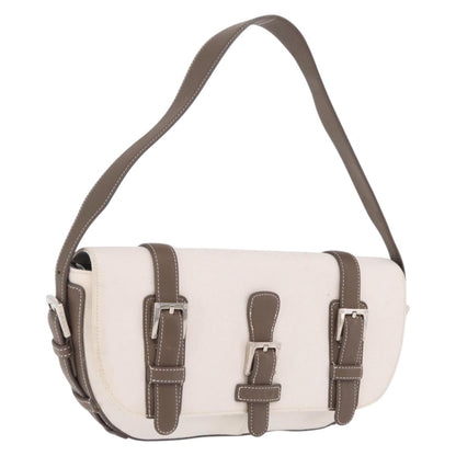 Loewe Shoulder bag Canvas, White, Canvas, Shoulder Bag