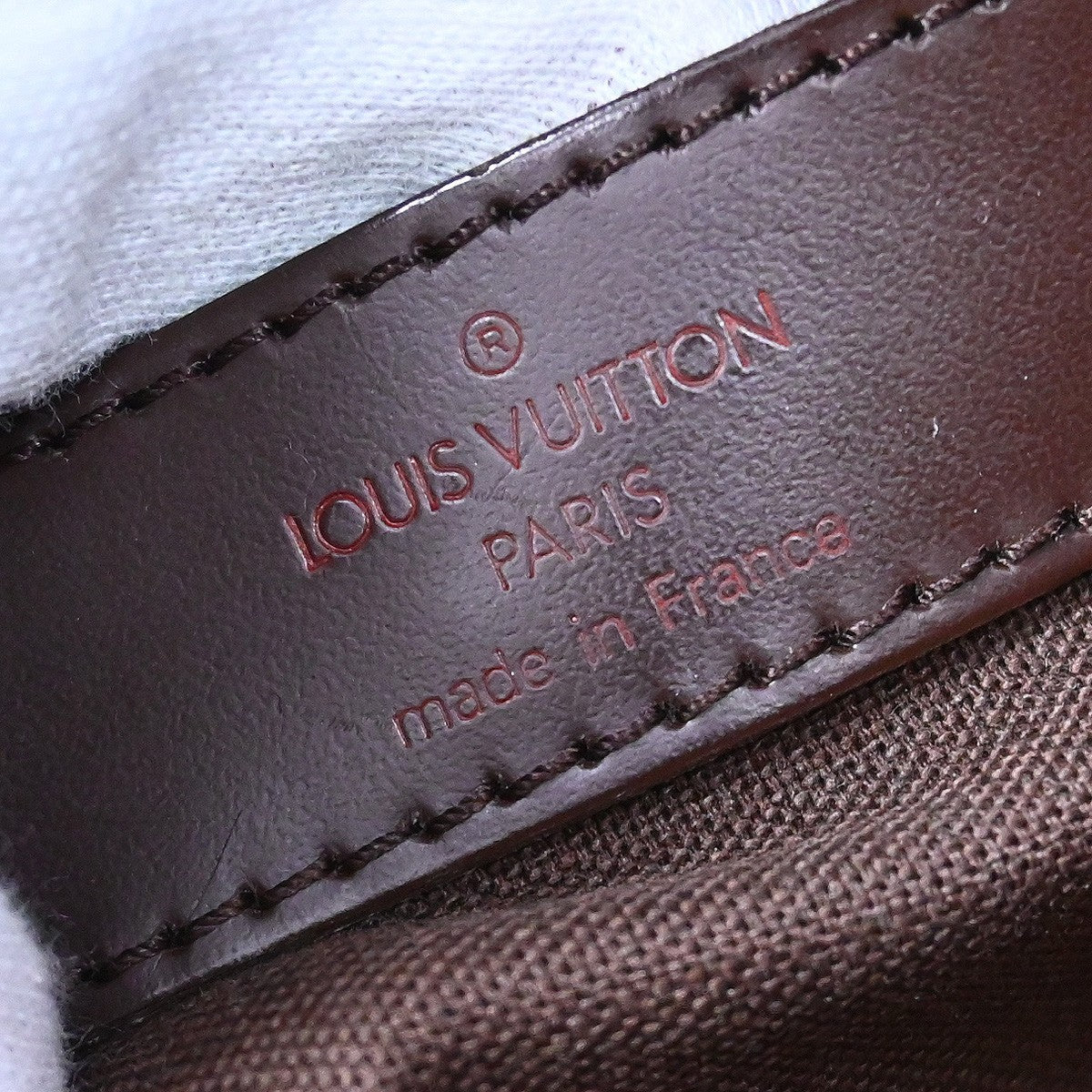 Louis Vuitton Naviglio Damier, Brown, Canvas, Shoulder Bag