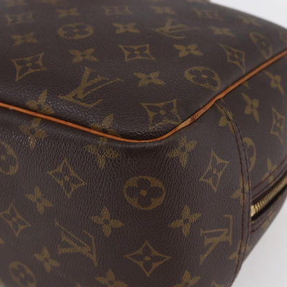 Louis Vuitton Deauville Handbag Monogram Canvas, BROWN, CANVAS, Handbag