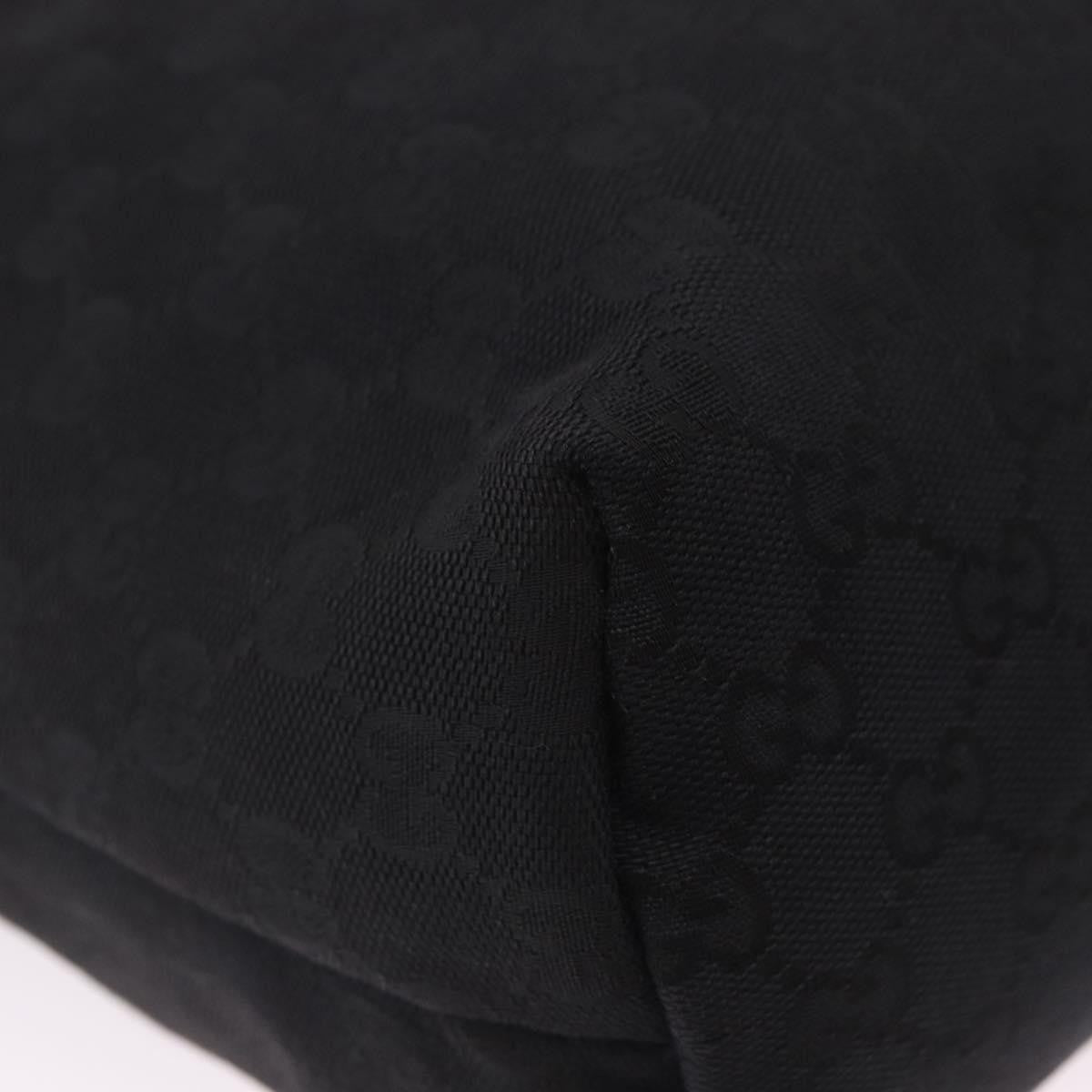 Gucci Front Pocket Web Messenger GG Canvas, Black, Canvas, Crossbody Bag