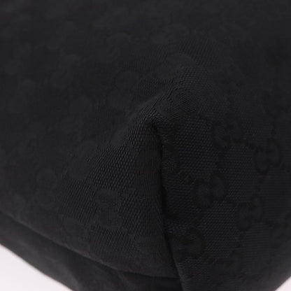 Gucci Front Pocket Web Messenger GG Canvas, Black, Canvas, Crossbody Bag